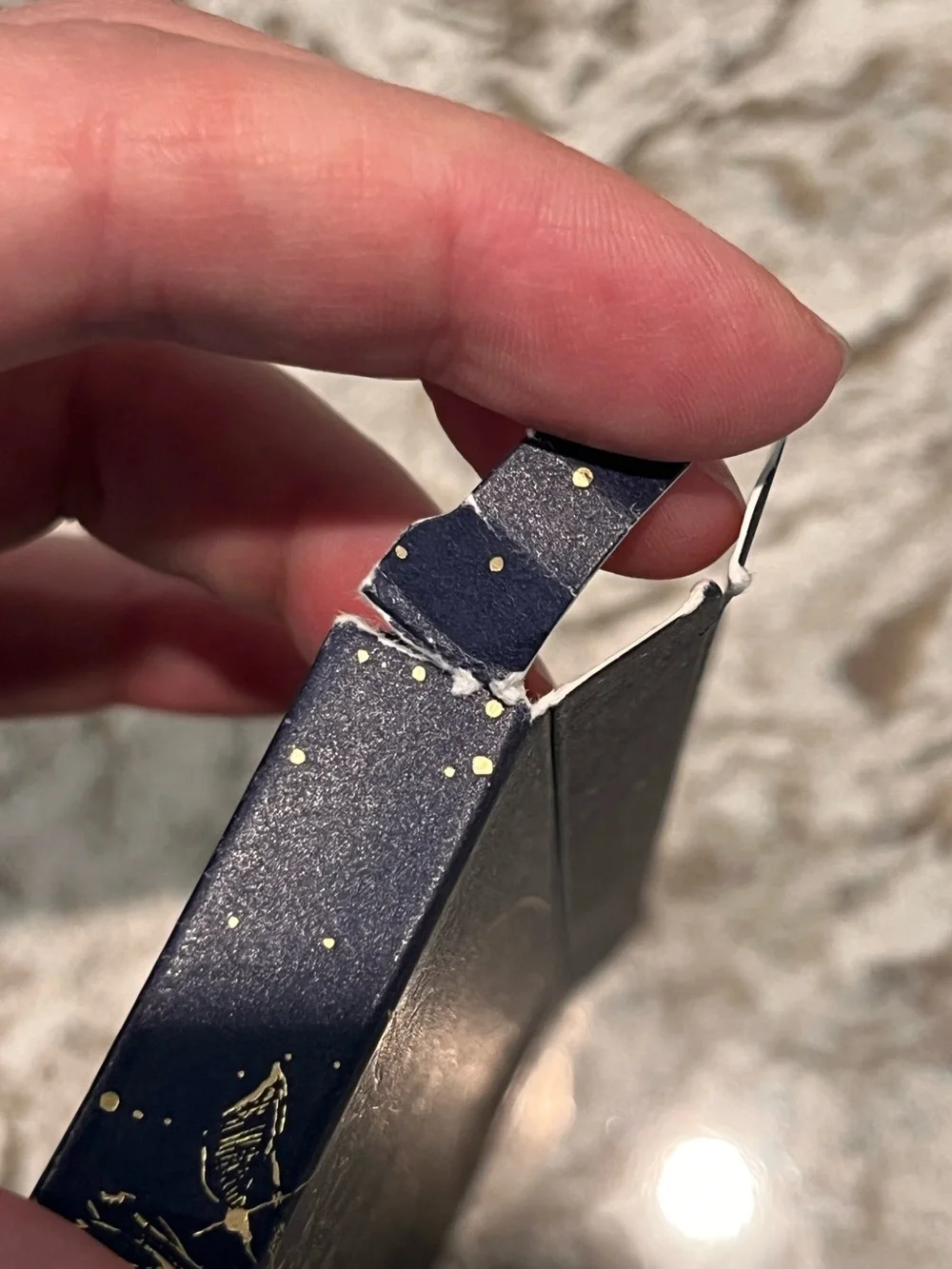 Dior Navy & Gold Floral Foil Notebook- LIMITED EDITION